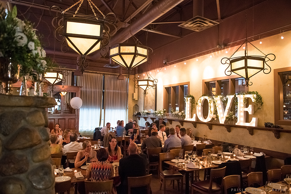 Bonterra Trattoria dining room glowing with candlelight
