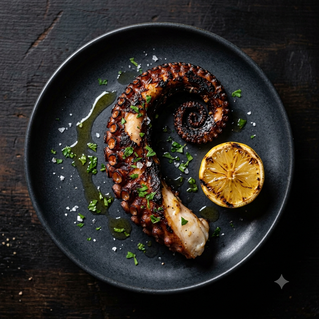 Grilled octopus